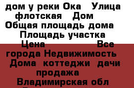 дом у реки Ока › Улица ­ флотская › Дом ­ 36 › Общая площадь дома ­ 60 › Площадь участка ­ 15 › Цена ­ 1 300 000 - Все города Недвижимость » Дома, коттеджи, дачи продажа   . Владимирская обл.,Вязниковский р-н